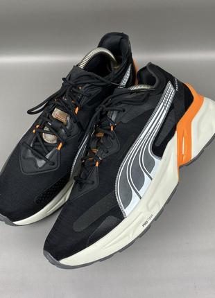 Кроссовки puma pwrframe aerogram blaze black vibrant orange 387038-024 фото