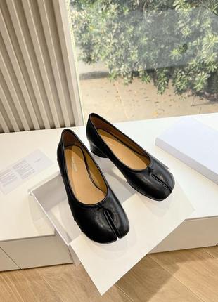 Таби ботинки maison margiela mm6 балетки черные под заказ2 фото