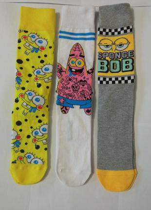Три пары! набор!
носки sponge bob губка боб primark англия размер: 40/43