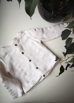 Теплый кардиган 74-80размер