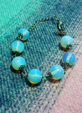 Браслет с лунными камнями