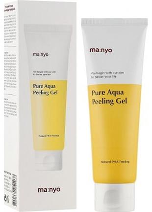 Пілінг-гель з pha-кислотою для сяйва шкіри manyo pure aqua peeling gel 120 мл