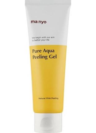 Пилинг-гель с pha-кислотой для сияния кожи manyo pure aqua peeling gel 120 мл