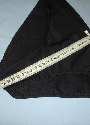 Низ от купальника раздельного женские плавки размер 48 / 14 черные бикини3 фото