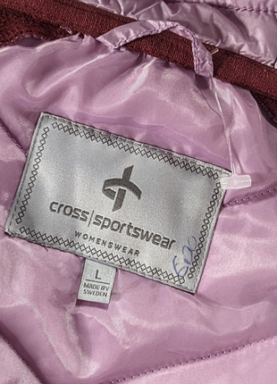 Cross sportwear женская гибридная куркта спортивная трекинговая8 фото