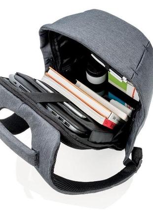 Рюкзак для ноутбука xd design bobby compact 14" проти крадіжок камуфляж зелений (p705.657)3 фото