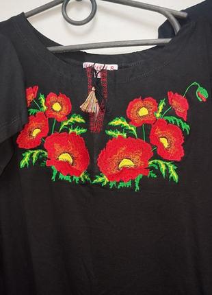 Вишиванка жіноча футболка 42-46 р.7 фото