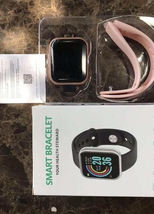 Смарт-часы smart watch y68 шагомер подсчет калорий цветной экран6 фото