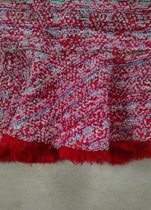 Красная юбочка с подкладкой3 фото