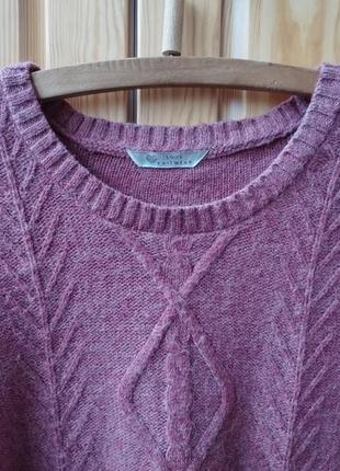 Фирменный теплый мохеровый свитер джемпер пуловер bns китай большого размера на 54-60 р.2 фото