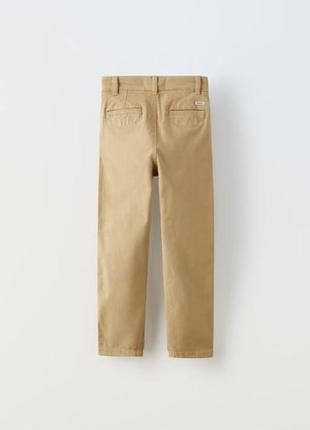 Стильные брюки для мальчика брюки-чинос zara3 фото