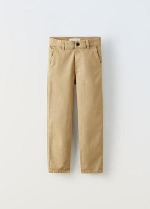 Стильные брюки для мальчика брюки-чинос zara4 фото