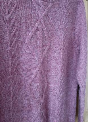 Фирменный теплый мохеровый свитер джемпер пуловер bns китай большого размера на 54-60 р.5 фото