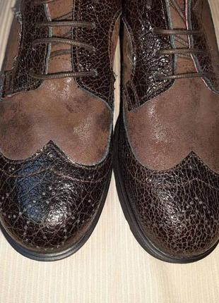 Стильные туфли-брогие emmshu (испания)5 фото