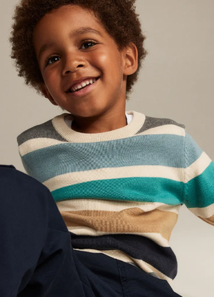 Стильный свитер тонкой вязки для мальчика h&amp;m англия4 фото