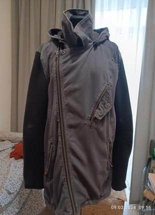 Куртка унисекс, с косой молнией.1 фото