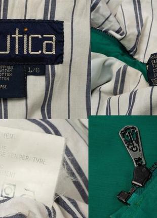 Nautica vintage harrington bomber jacket&nbsp; мужская куртка10 фото