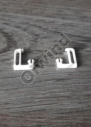 Комплект нижньої фіксації для тканевих ролет на лісці (з прозорими бочонками)