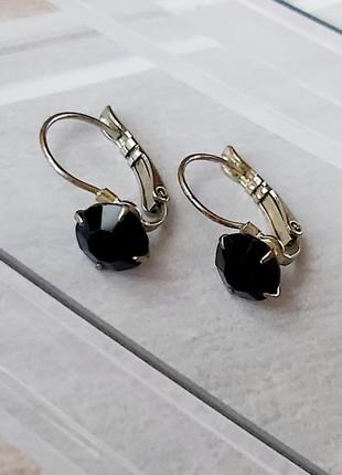 Серьги женские агат