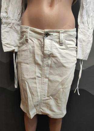 Актуальная джинсовая юбка colin's, р.xs/s8 фото