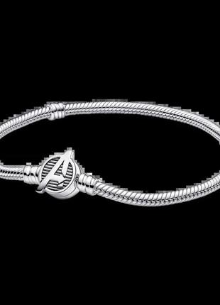 Браслет пандора pandora із застібкою-логотипом "месники" 590784c00