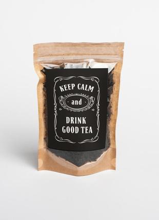Чай "keep calm and drink good tea", англійська