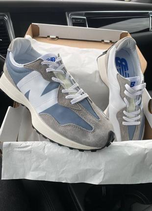 Кроссовки new balance 327 white\grey