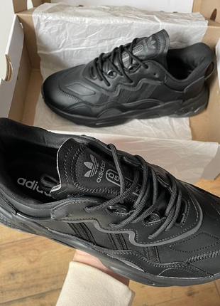 Кроссовки adidas ozweego black3 фото