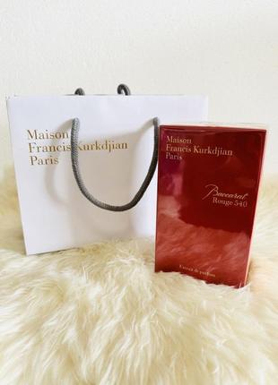 Оригинал maison francis kurkdjian baccarat rouge 540 extrait de parfum духи 200 мл