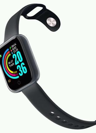 Смарт-часы smart watch y68 шагомер подсчет калорий цветной экран5 фото