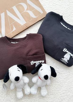 Світшот худі зара zara snoopy снупі