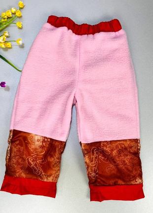 Детский демисезонный комплект: куртка и штаны на флисе для девочки от 1 года весна/ осень, весенний костюм6 фото