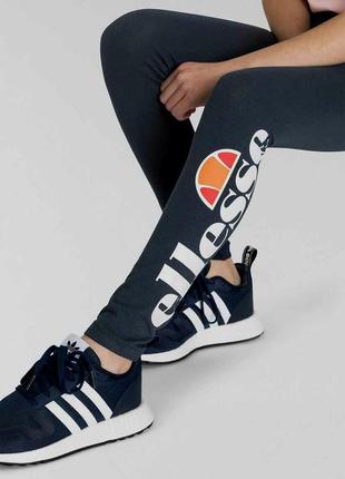 Лосины ellesse 10-11 лет 140-146см черные леггинсы детские8 фото