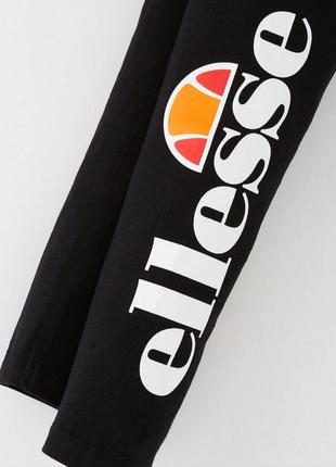 Лосины ellesse 10-11 лет 140-146см черные леггинсы детские6 фото