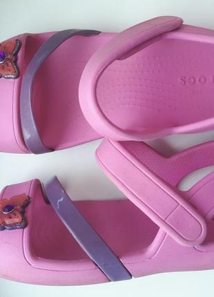 Сандалии крокс crocs kids lina sandal j25 фото