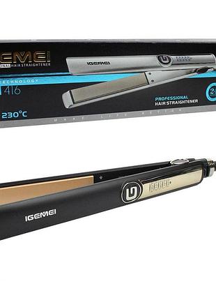 Профессиональная плойка выравниватель для волос gemei gm-416