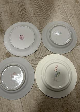 Тарелки различные десертные винтажные