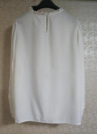 Marks &amp; spencer актуальна блузка блуза широкий рукав баффы вискоза бренд marks &amp; spencer, р.142 фото
