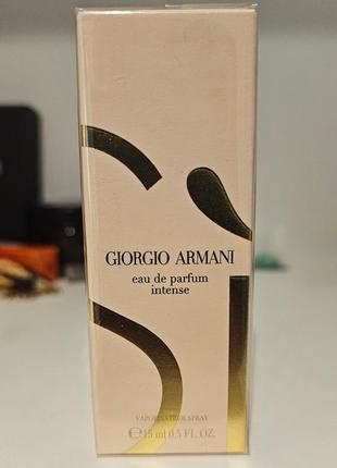 Парфумована вода giorgio armani si intense1 фото