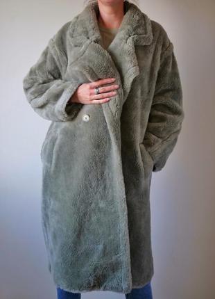 Последняя цена!!! пальто натуральная овечья шерсть5 фото