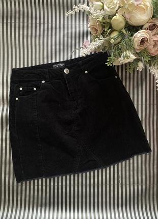 Вельветовая юбка стильная юбка короткая юбка