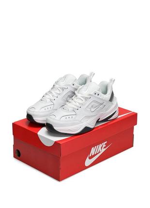Nike m2k tekno белые с серым8 фото