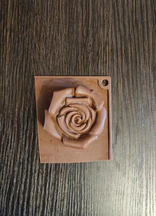 Силіконова форма троянда для виготовлення мила, свічок