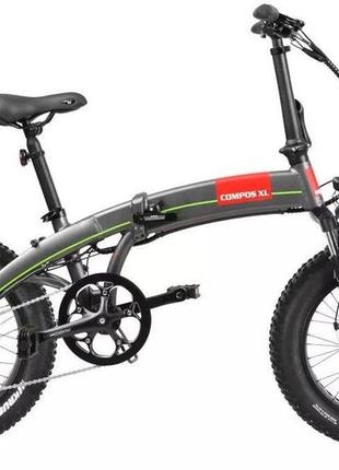 Велосипед на акумуляторній батареї hecht compos xl black1 фото