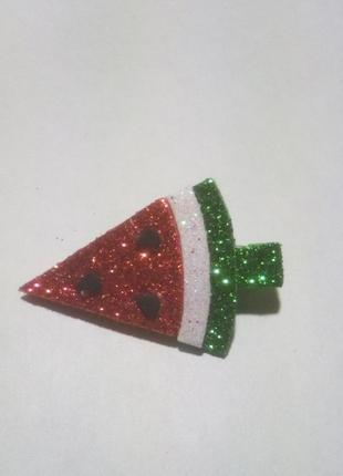 Заколка -арбуз