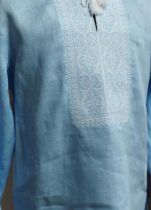 Вышиванка мужская вышитая рубашка вышитая одежда с коротким рукавом с длинным рукавом2 фото