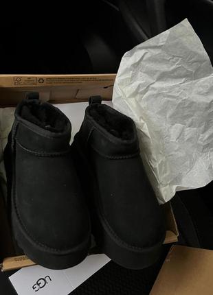 Угги ugg mini на платформе 5см6 фото