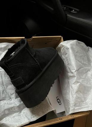 Угги ugg mini на платформе 5см3 фото