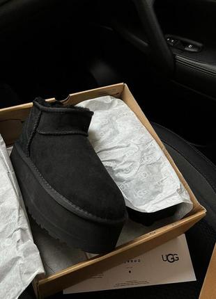 Угги ugg mini на платформе 5см5 фото