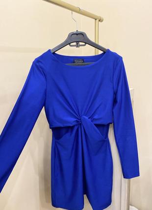 Платье в синем цвете4 фото